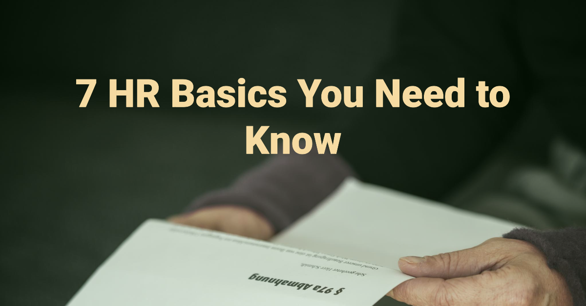 What are the 7 HR basics?